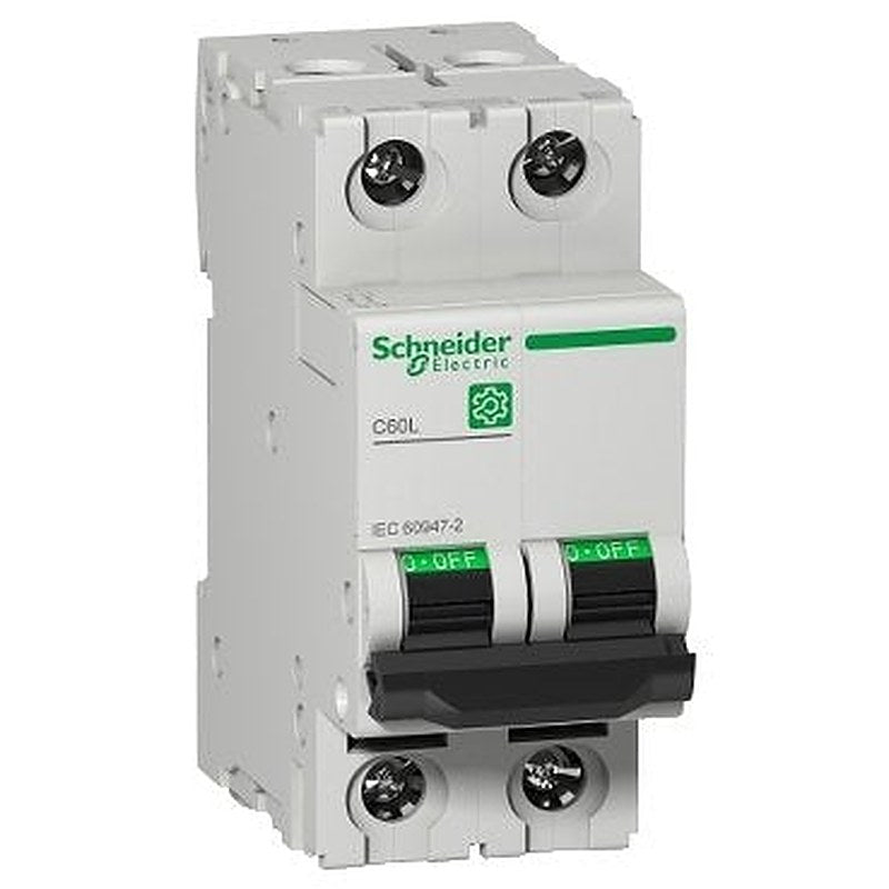Miniature circuit breaker (MCB), Multi9 C60L, 2P, 10A, C curve, 25kA (IEC/EN 60947-2) (Miniature circuit breaker (MCB) Multi9 C60L) is a Schneider Electric product. Designed for reliable performance and long service life. Available across Iraq — contact us for pricing and delivery options.