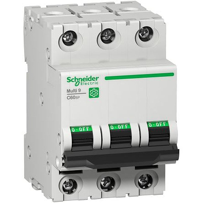 Schneider Electric Multi9 M9F Circuit Breaker, 1-Pole, 8A, C Curve, 440V AC, 20 kA Breaking Capacity