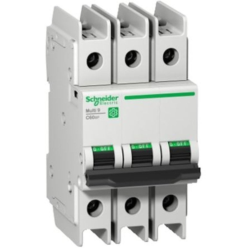 Schneider Electric Multi9 Multi9 Miniature Circuit Breaker, 3-Pole, 15A, Type D, 6 kA Breaking Capacity