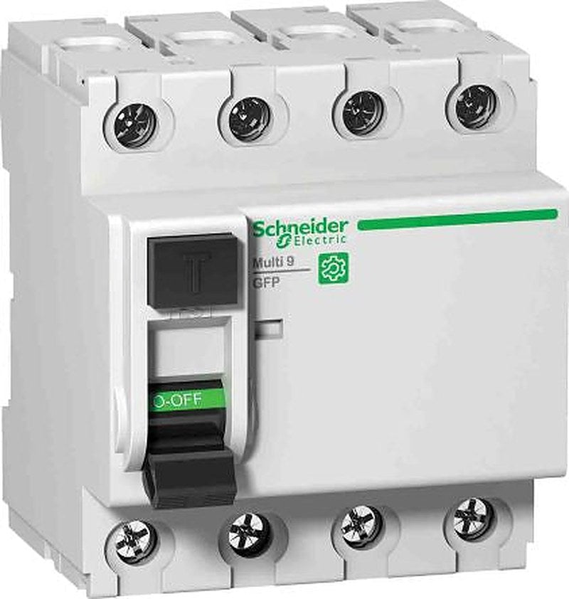 Schneider Electric Multi9 Series Residual Current Circuit Breaker, 63A, 4-Pole, 86 mA, Type A, 1500 A