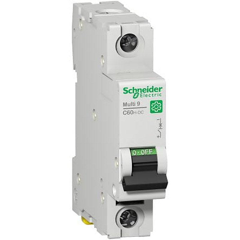Schneider Electric Multi9 M9F Miniature Circuit Breaker, 1-Pole, 10A, Type C, 250 V dc DC, 6 kA Breaking Capacity