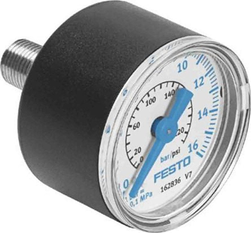 Festo R 1/8 Threaded Pressure Gauge, 40 mm, 16 bar