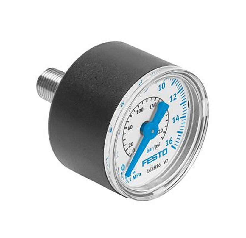 Festo G 1/8 Type G Pressure Gauge, 40 mm, 16 bar