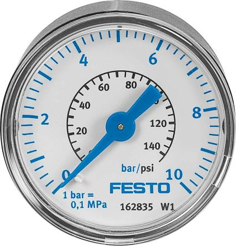 Festo G 1/4 Pressure Gauge, 63 mm, 1 bar