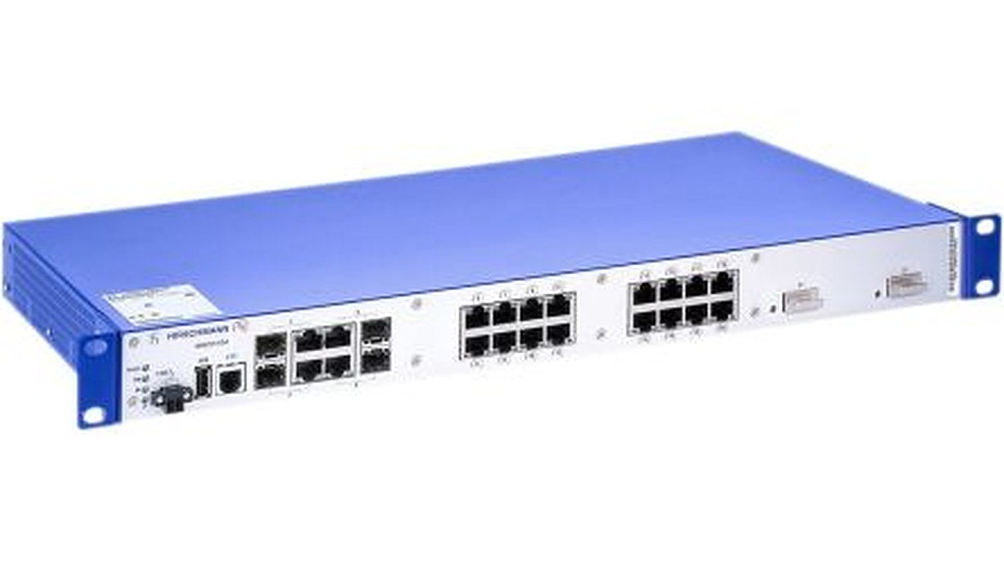 Hirschmann MACH104 Series Rack Industrial Ethernet Switch, 20, 1000Mbps Transmission, 100 to 240 V ac