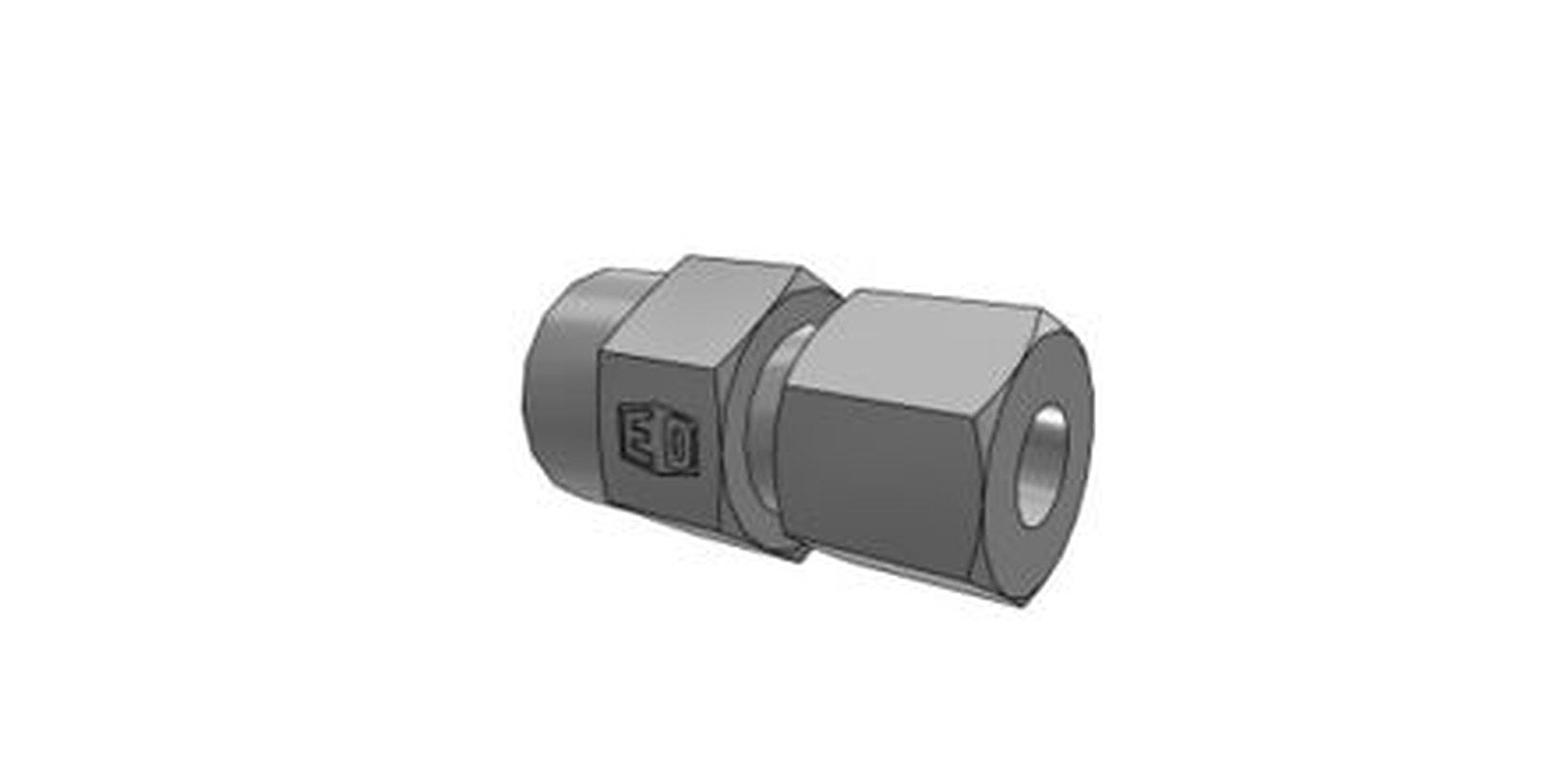 Parker 24° Metric Flareless Male Pressure Gauge Connector MAV08LRCF 1/4 In BSP In-Line Diagnostic Fittings and Adapters