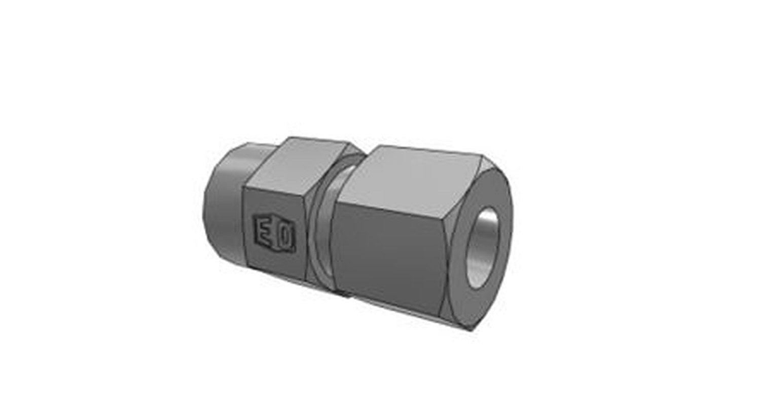 Parker 24° Metric Flareless Male Pressure Gauge Connector MAV10LRCF 1/4 In BSP Steel