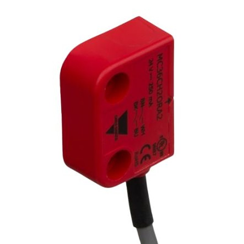 Carlo Gavazzi MC36C Series Magnetic Safety Switch, Plastic Housing, 24V dc, NO, NC, Cable