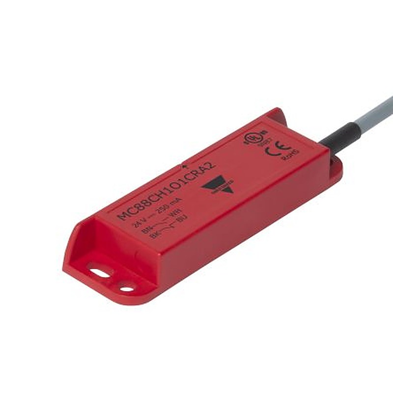 Carlo Gavazzi MC88C Series Magnetic Safety Switch, Plastic Housing, 24V dc, NC, NO, Cable