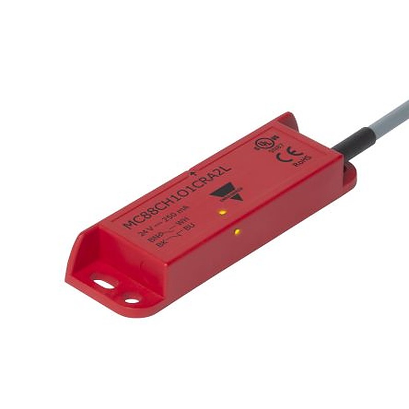 Carlo Gavazzi MC88C Series Magnetic Safety Switch, Plastic Housing, 24V dc, NC, NO, Cable