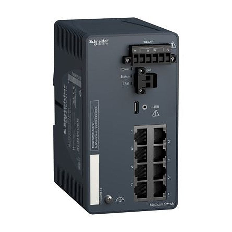 Schneider Electric MCSESM083F23F0H Managed 8 Port Network Switch