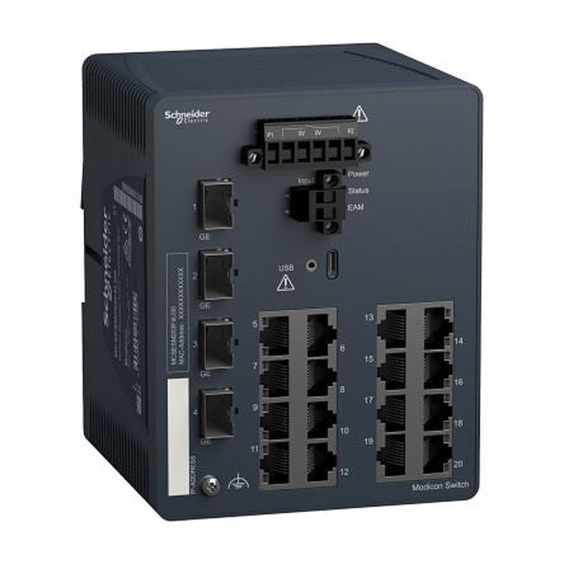 Schneider Electric MCSESM203F4LG0 Managed 16 Port Network Switch