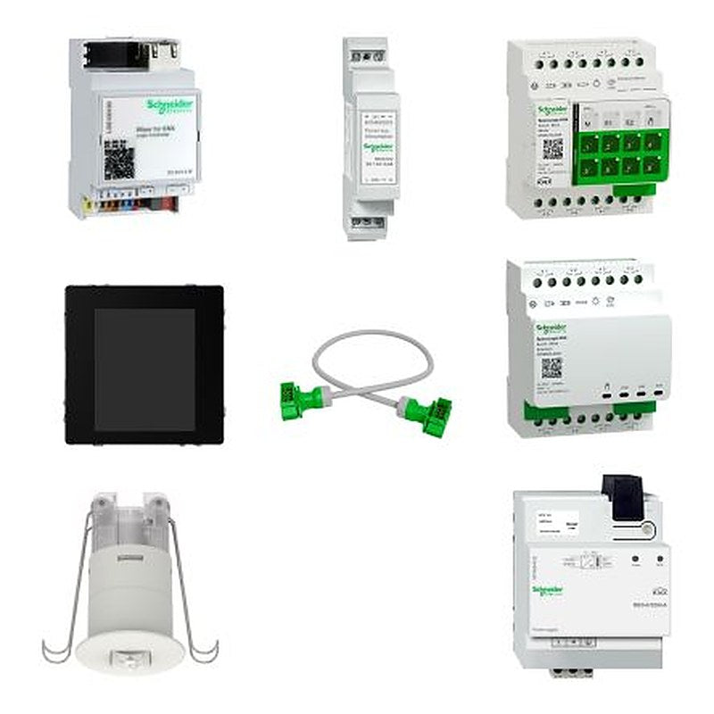 Schneider Electric MD3RESIECLAIRKNX PLC CPU Starter Kit, Didactique