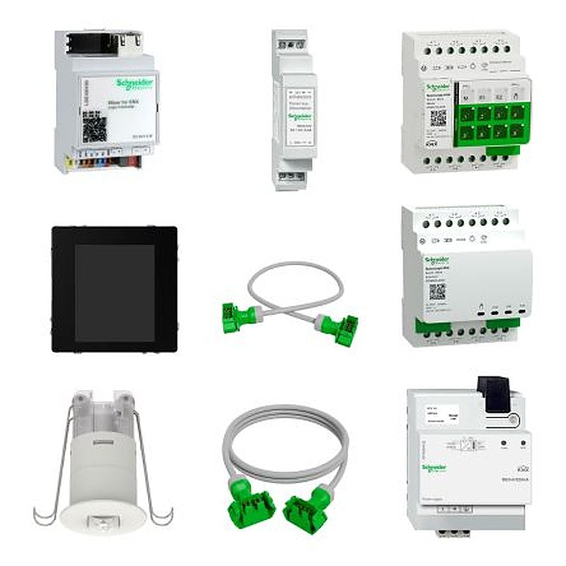 Schneider Electric MD3RESIVOLROULKNX PLC CPU Starter Kit, Didactique