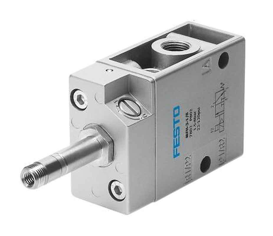 Festo Pneumatic Solenoid Valve - 3/2 Way, Closed, Monostable Electric G MFH  Series