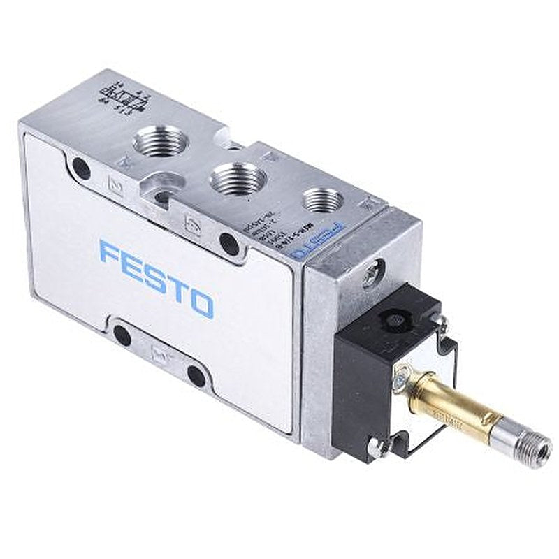 Festo Pneumatic Solenoid Valve - 5/2 Way, Monostable Electric G MFH  Series