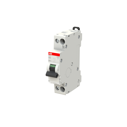 ABB SN201 Miniature Circuit Breaker, 1-Pole, 25A, Type D, 400V ac AC, 6 kA Breaking Capacity
