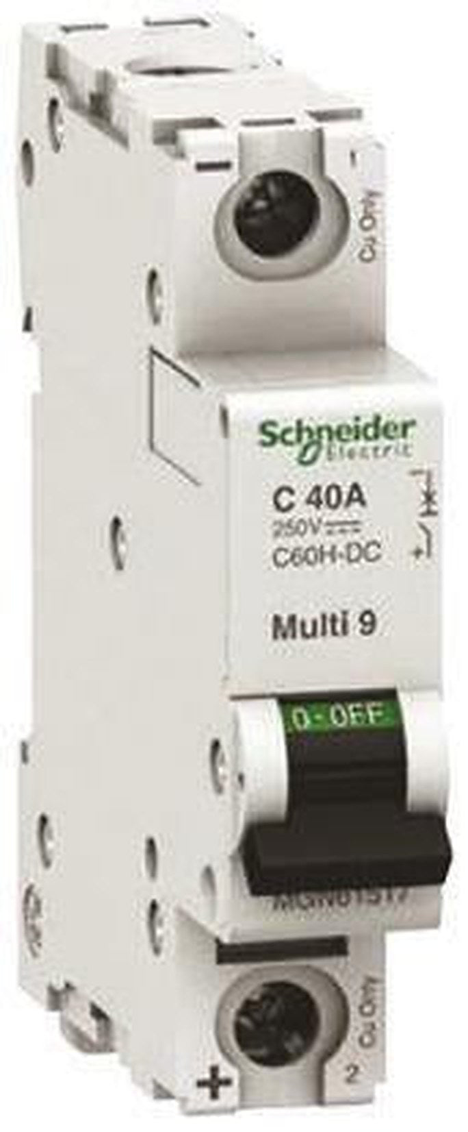 Schneider Electric Multi 9 MGN MCB, 1P, 25A Curve C, 250V DC, 6 kA Breaking Capacity