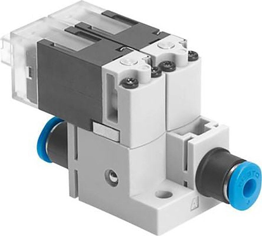 Festo Pneumatic Solenoid/Pilot-Operated Control Valve - 2 x 2/2 Closed, Monostable Electric Metric MHA1 Series 24V