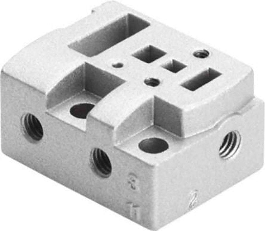Festo MHA1 series 2 station Sub-Base for use with Manifold Block Valves MHA1-...-HC/TC, 197183