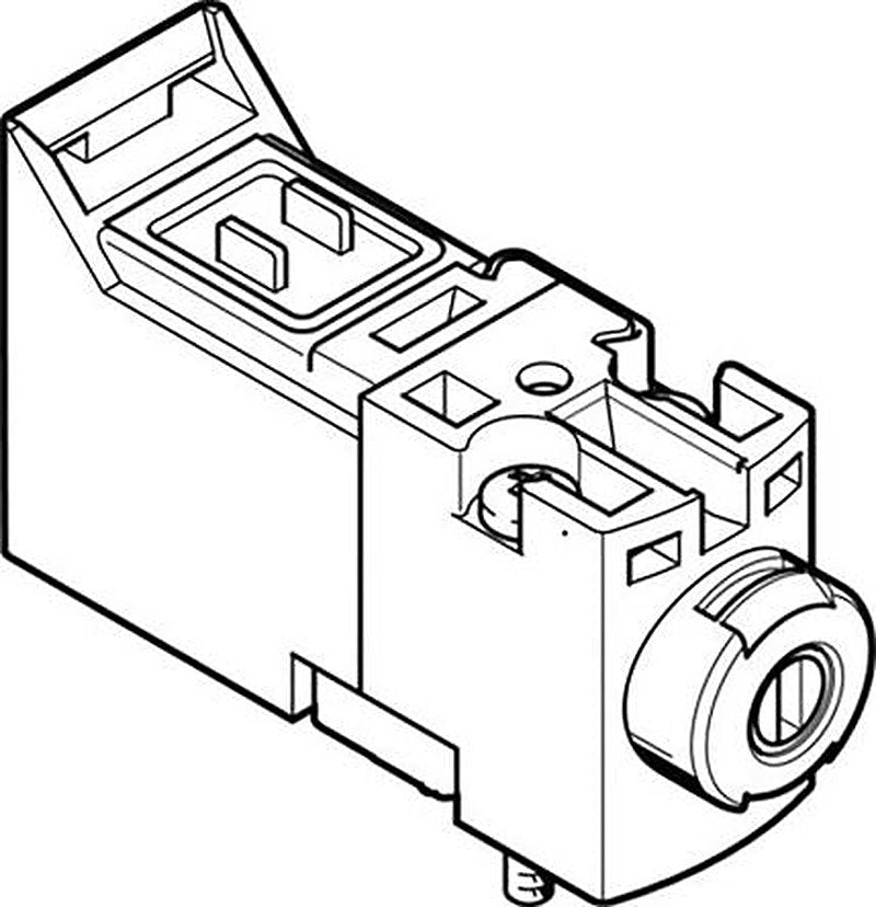 Festo Pneumatic Solenoid/Pilot-Operated Control Valve - 3/2 Closed Monostable Electric Metric 24V