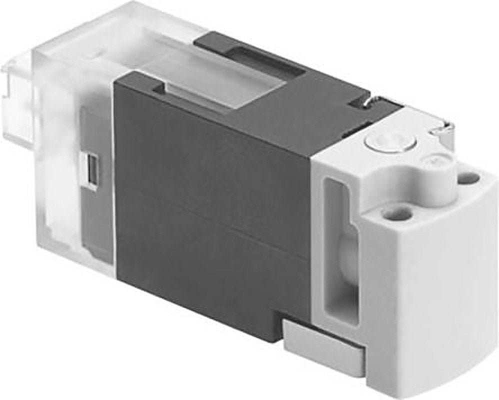 Festo Pneumatic Solenoid/Pilot-Operated Control Valve - 2/2 Closed Monostable Electric Metric MHA1-M1LCH-2/2G-1.5-HC