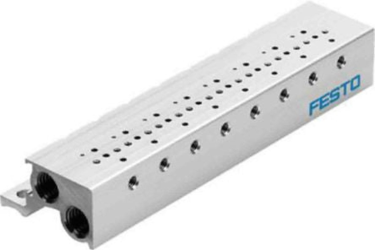 Festo MH series 4 station Metric Manifold Assembly for use with Manifold Block Valves MHA1-...-HC/TC, 197203