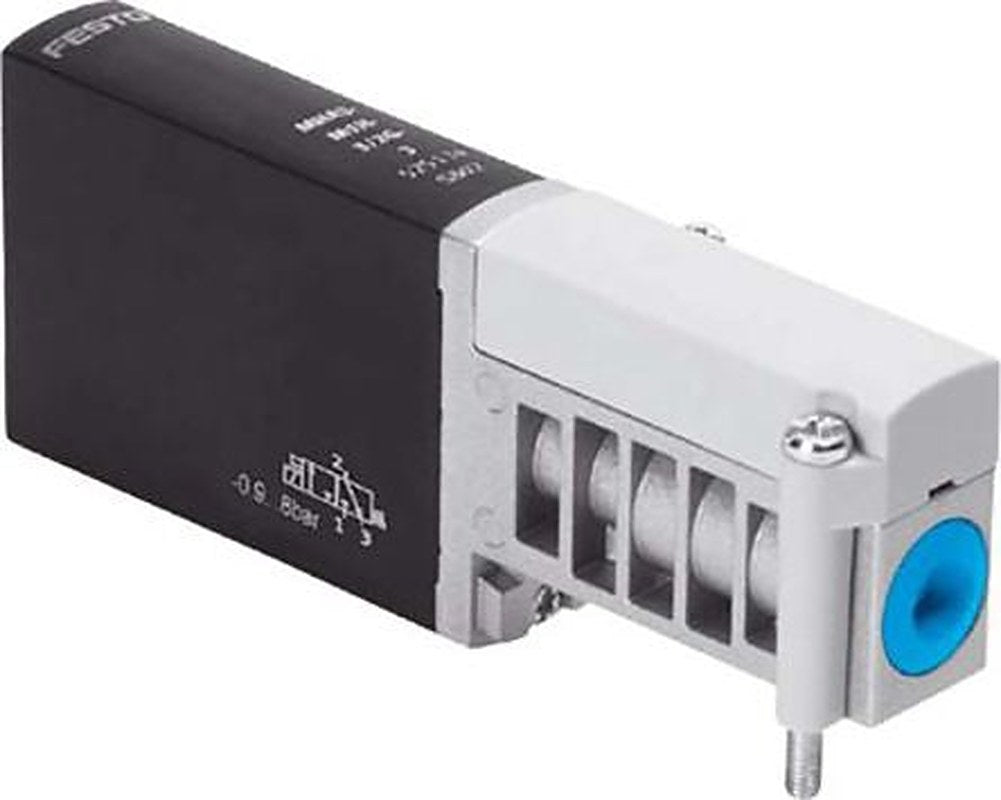 Festo Pneumatic Solenoid/Pilot-Operated Control Valve - 3/2 Closed Monostable Electric Metric MHA3-M1H-3/2G-3  Series