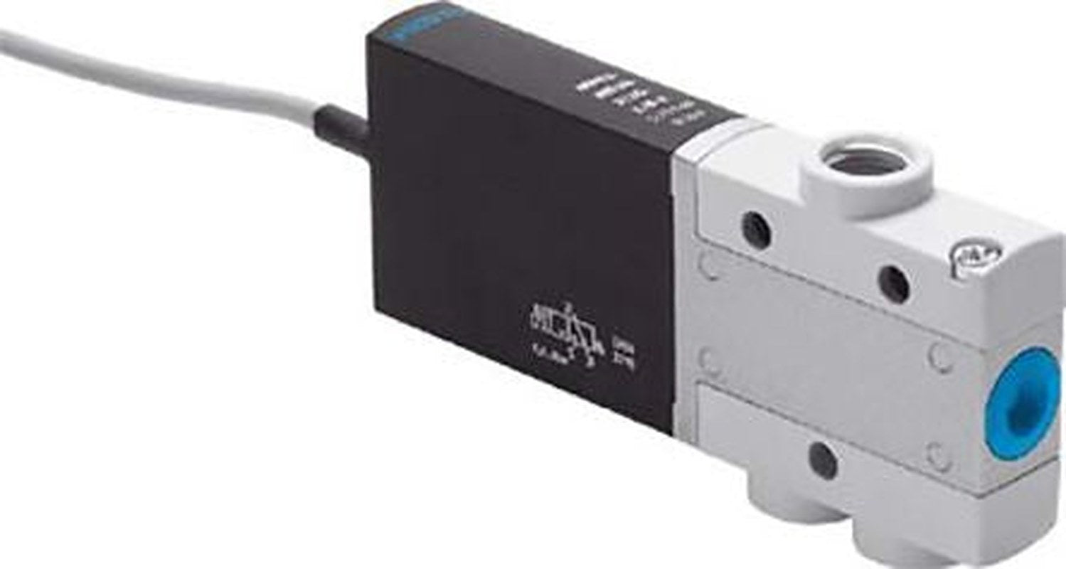 Festo Pneumatic Solenoid/Pilot-Operated Control Valve - 3/2 NO, Monostable Electric G MHE  Series 24V