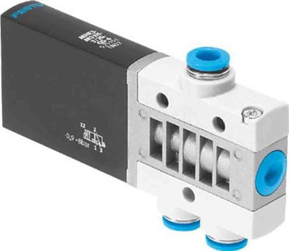 Festo Solenoid Valve - 3/2 Closed Monostable Electric G MHE3-MS1H-3/2G-QS-6  Series 24V