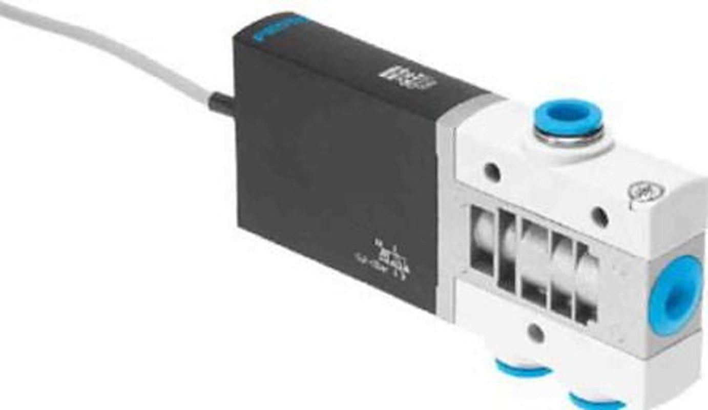 Festo Solenoid Valve - 3/2 Closed Monostable Electric MHE4-MS1H-3/2G-QS-8-K  Series 24V