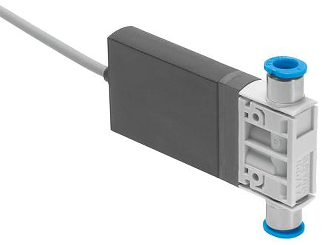 Festo Pneumatic Solenoid Valve - 2/2, Closed, Monostable Electric Metric MHJ10 Series 24V dc
