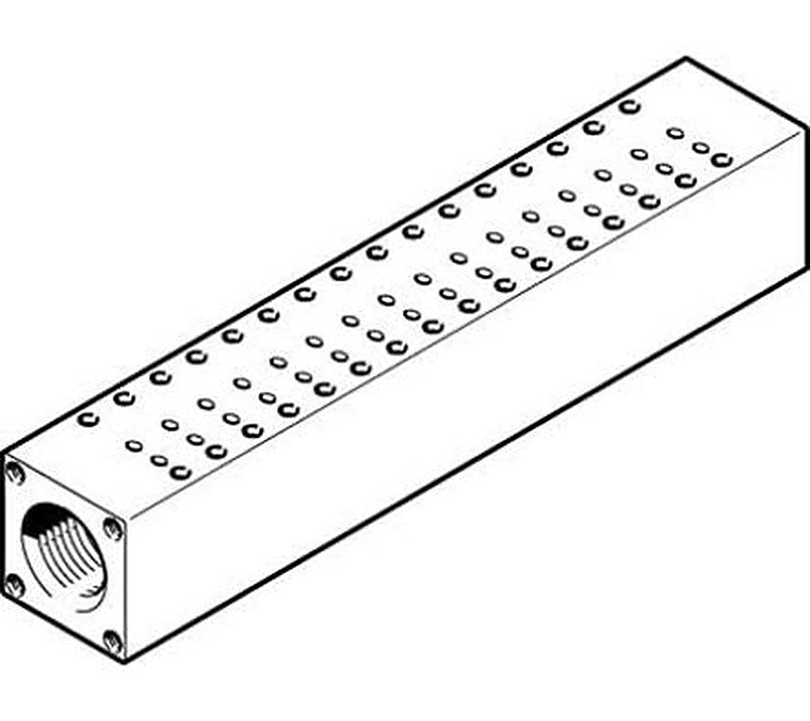 Festo MHJ9 series 16 station G Manifold for use with Valves, 553125