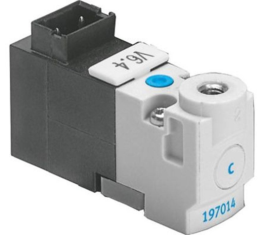Festo Pneumatic Solenoid Valve - 3/2, Closed, Monostable Electric Metric MHP1-M5H-3/2G-M3-TC Series 12V dc