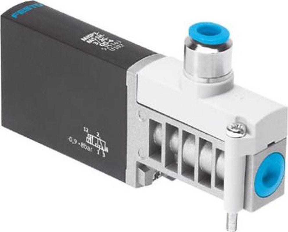 Festo Pneumatic Solenoid/Pilot-Operated Control Valve - 3/2 Closed Monostable Electric Metric MHP3  Series 24V