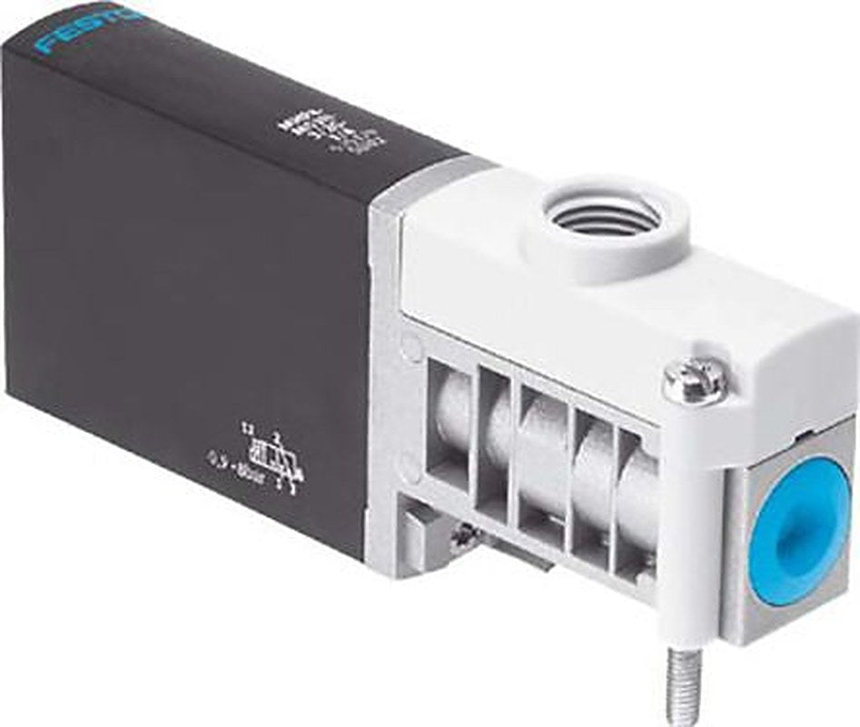 Festo Pneumatic Solenoid/Pilot-Operated Control Valve - 3/2 Closed Monostable Electric Metric MHP1-M1H-2/2G-M3-HC