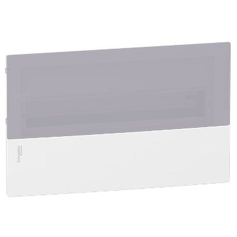 Enclosure, Resi9 MP, flush mounting, 1 row of 18 modules, IP40, translucid door, 1 earth + 1 neutral terminal blocks (Enclosure Resi9 MP) is a Schneider Electric product. Designed for reliable performance and long service life. Available across Iraq — contact us for pricing and delivery options.