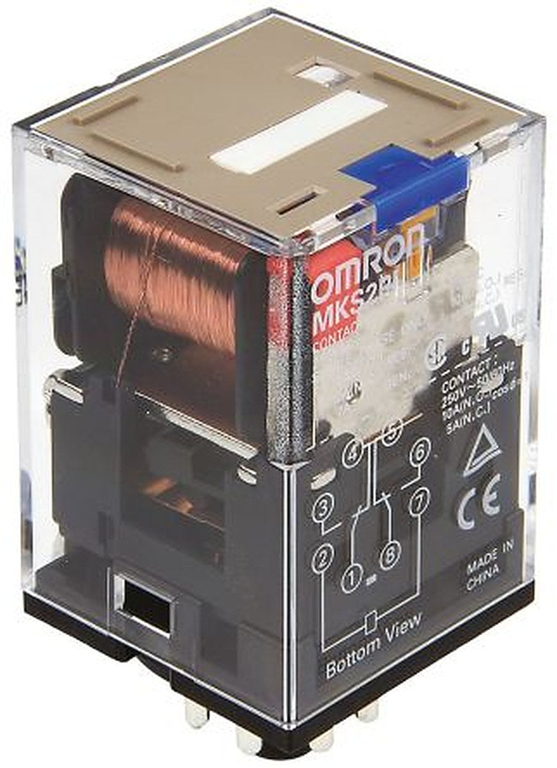 Omron Power Relay, 24V dc Coil, 10A Switching Current, DPDT
