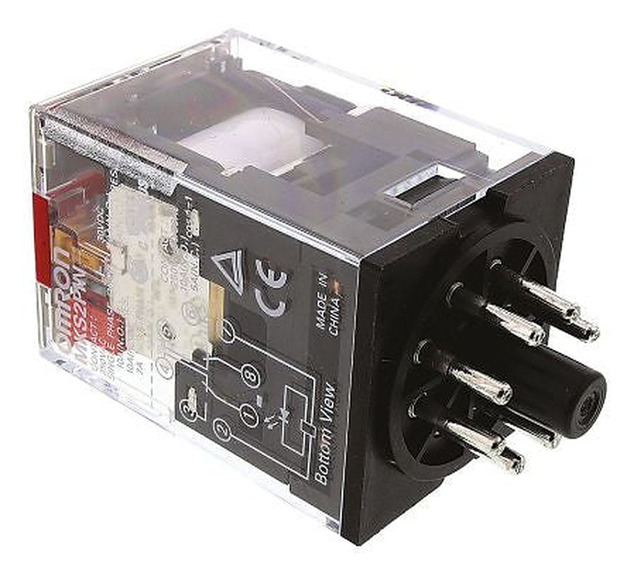 Omron Power Relay, 110V ac Coil, 10A Switching Current, DPDT