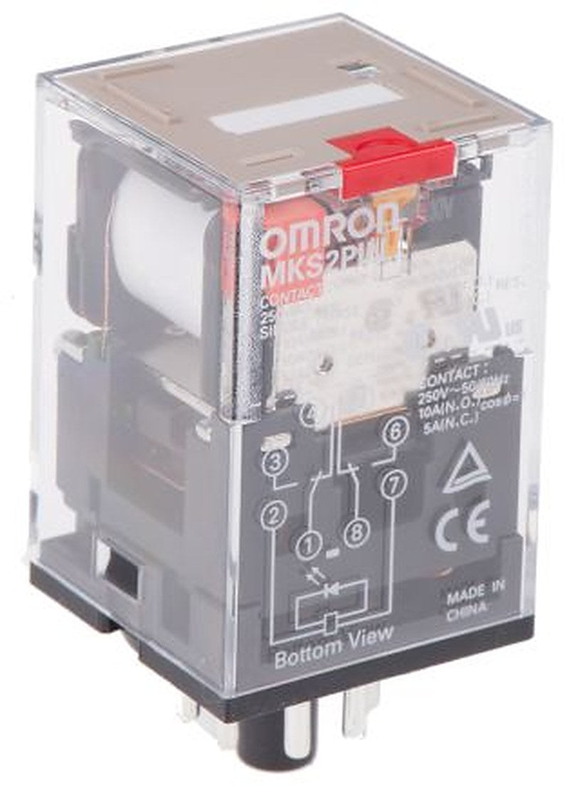 Omron Power Relay, 230V ac Coil, 10A Switching Current, DPDT