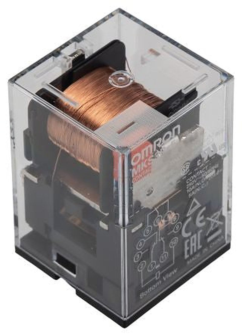 Omron Surface Relay, 24V Coil, 10A Switching Current, 3PDT