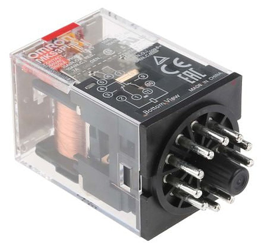 Omron PCB Power Relay, 110V ac Coil, 10A Switching Current, 3PDT