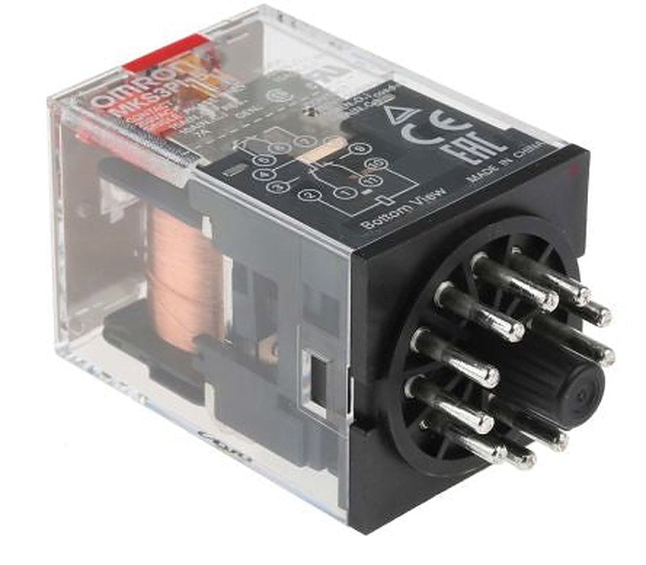 Omron Power Relay, 230V ac Coil, 10A Switching Current, 3PDT
