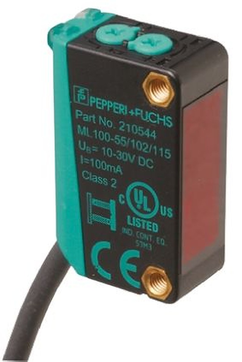 Pepperl + Fuchs Retroreflective Photoelectric Sensor, Block Sensor
