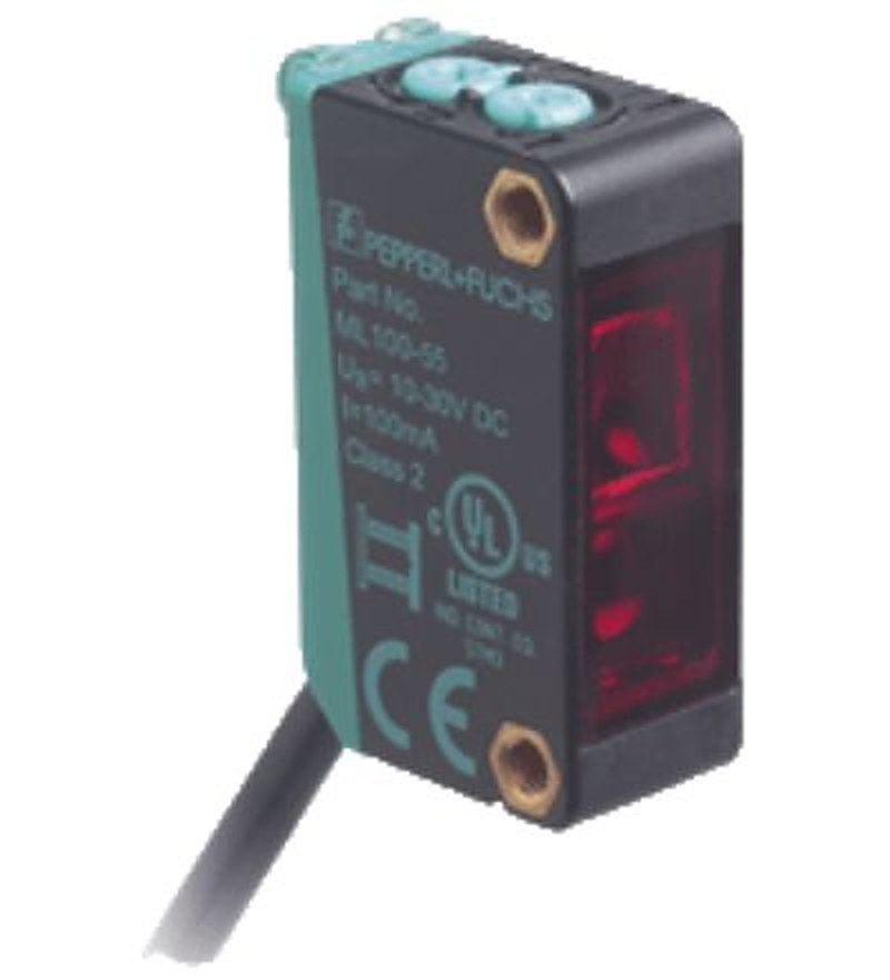 Pepperl + Fuchs Retroreflective Photoelectric Sensor, Barrel Sensor