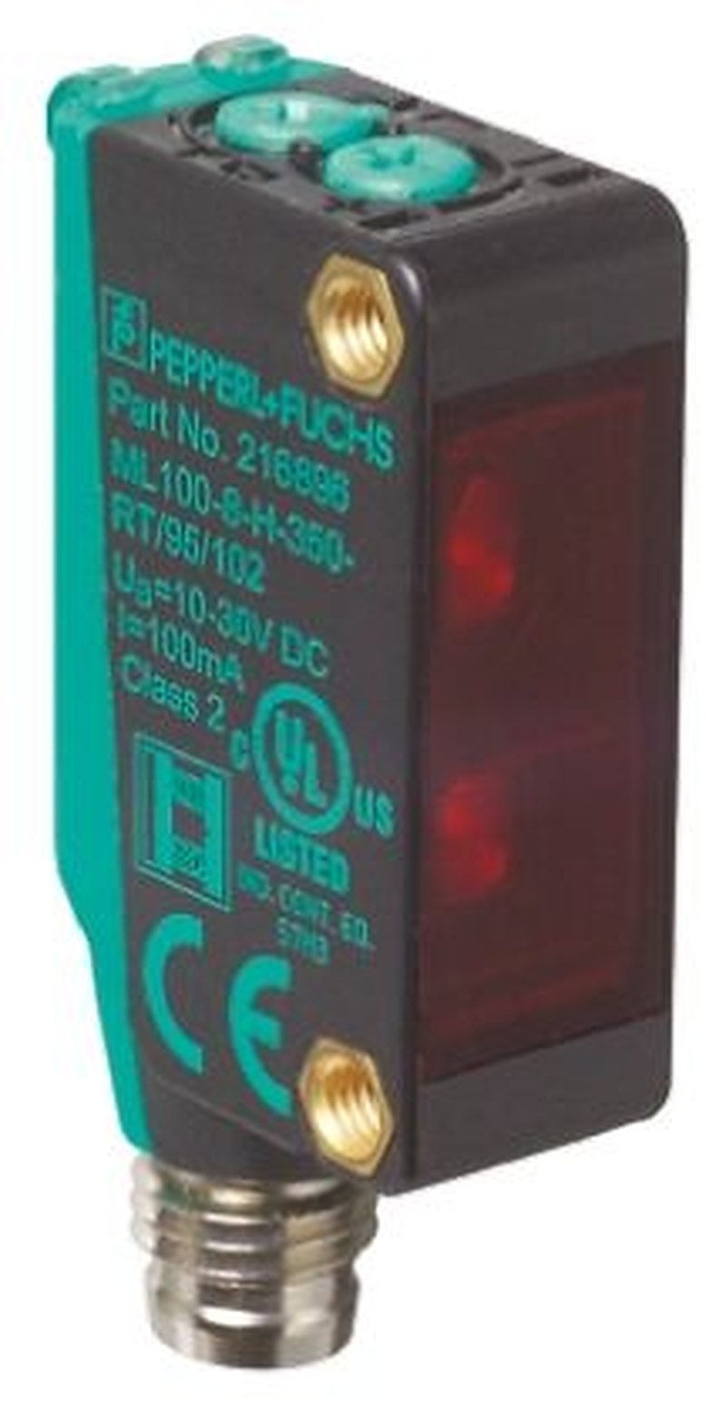 Pepperl + Fuchs Retroreflective Photoelectric Sensor, Block Sensor