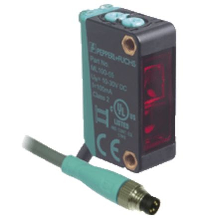Pepperl + Fuchs Background Suppression Photoelectric Sensor, Block Sensor