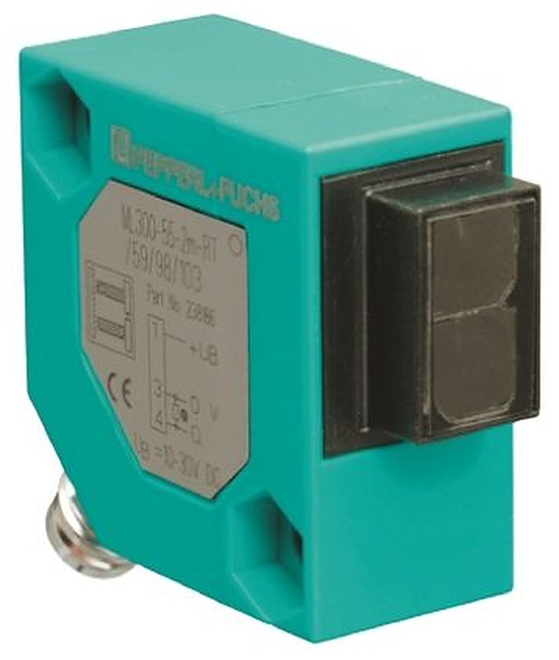 Pepperl + Fuchs Background Suppression Photoelectric Sensor, Block Sensor