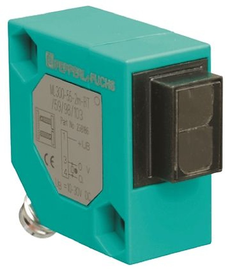 Pepperl + Fuchs Background Suppression Photoelectric Sensor, Block Sensor
