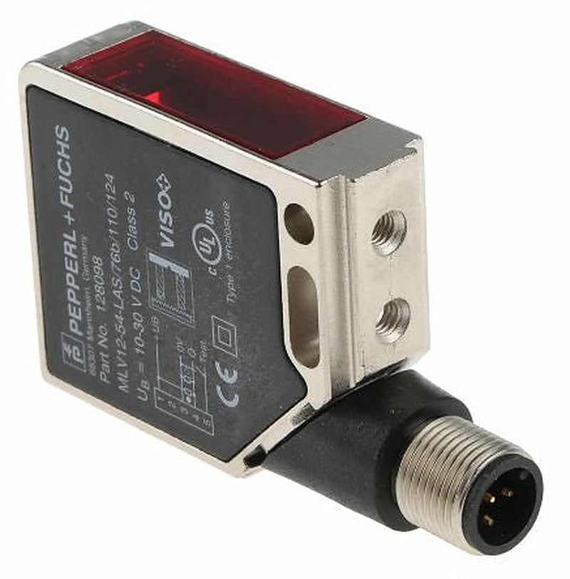 Pepperl + Fuchs Retroreflective Photoelectric Sensor, Block Sensor